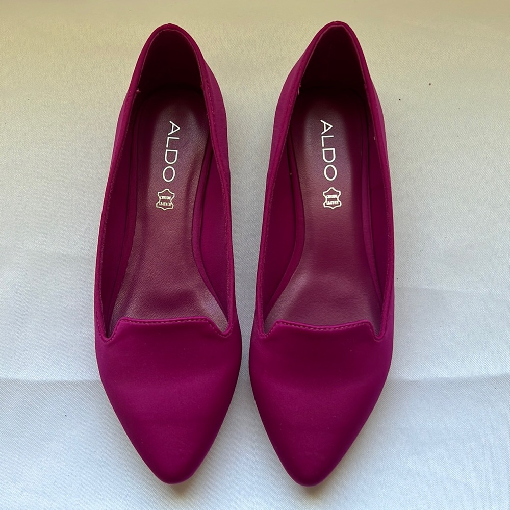 Magenta Aldo flats
